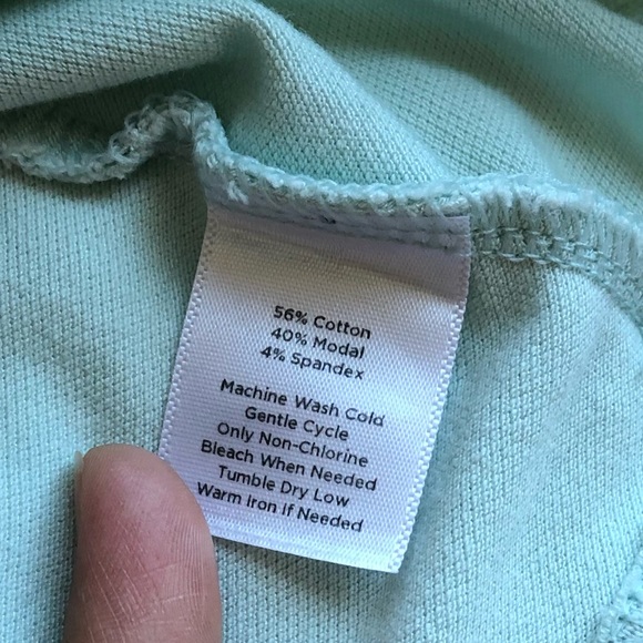 Talbots Light Mint Green Polo Shirt - Medium - Picture 5 of 5
